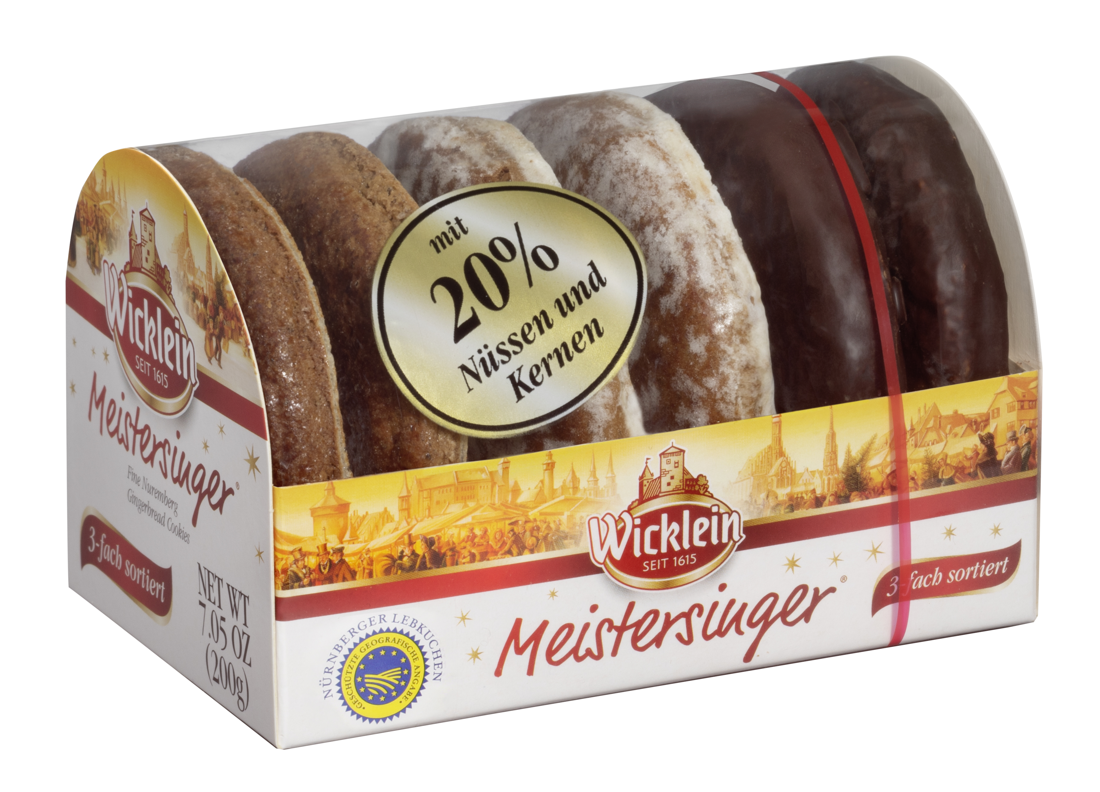 Meistersinger-Lebkuchen, 3-fach sortiert
