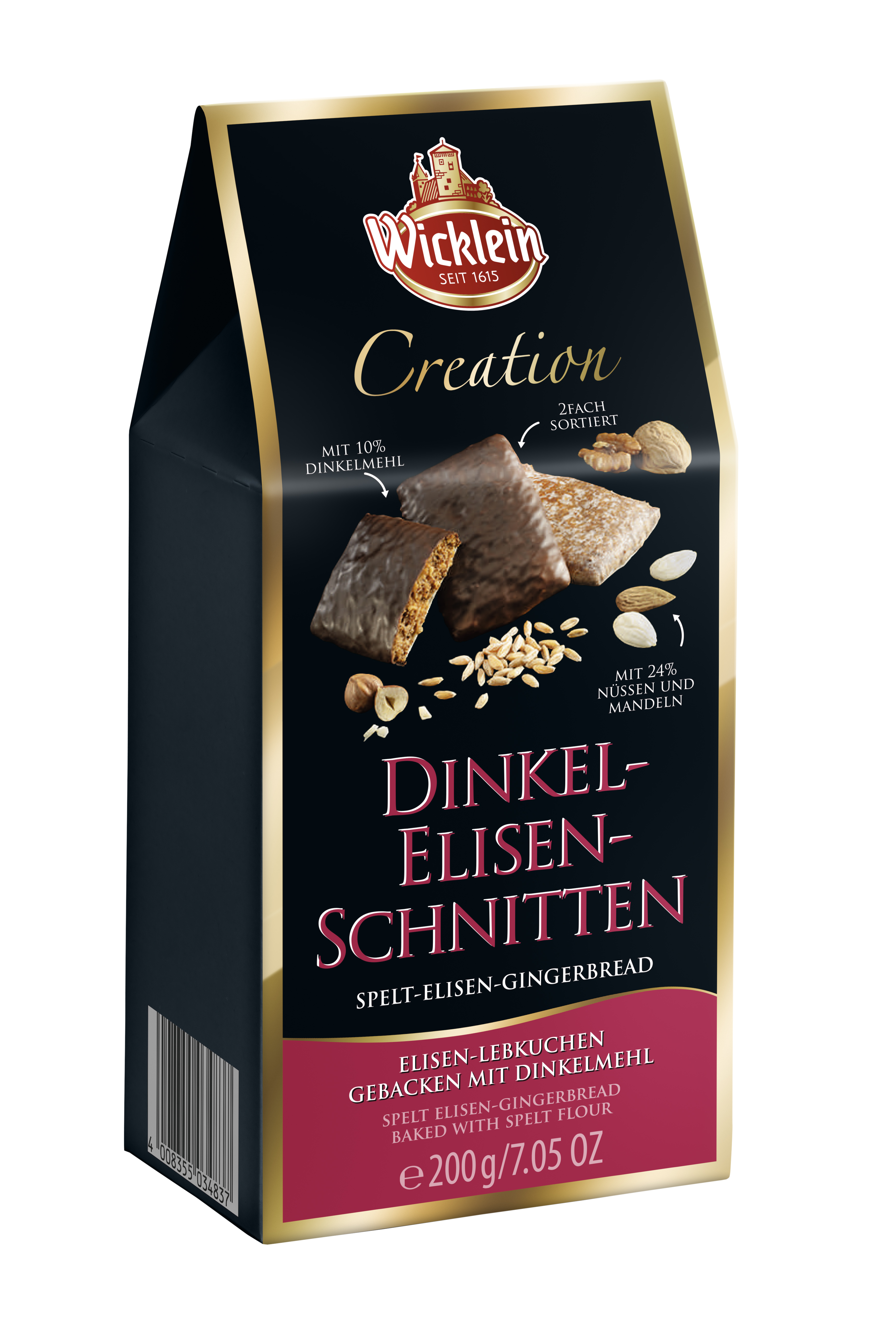Creation Dinkel-Elisen-Schnitten, 2-fach, 200g