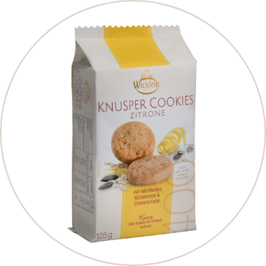 Knusper Cookies Zitrone