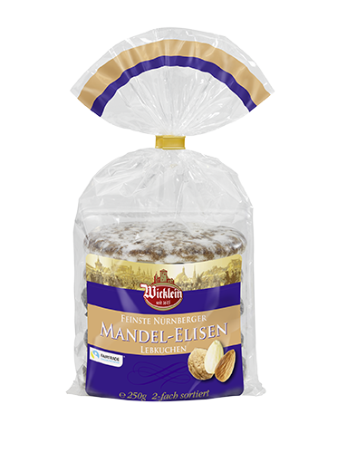 Finest Nürnberger Almond-Elisen-Lebkuchen, 2 kinds
