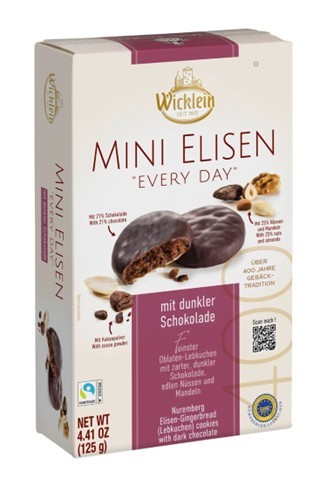 Mini-Elisen Lebkuchen "dark chocolate"