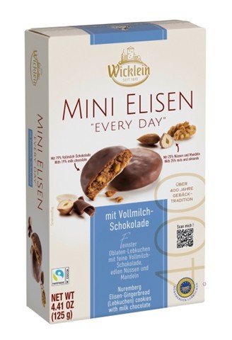 Mini-Elisen Lebkuchen "whole milk"